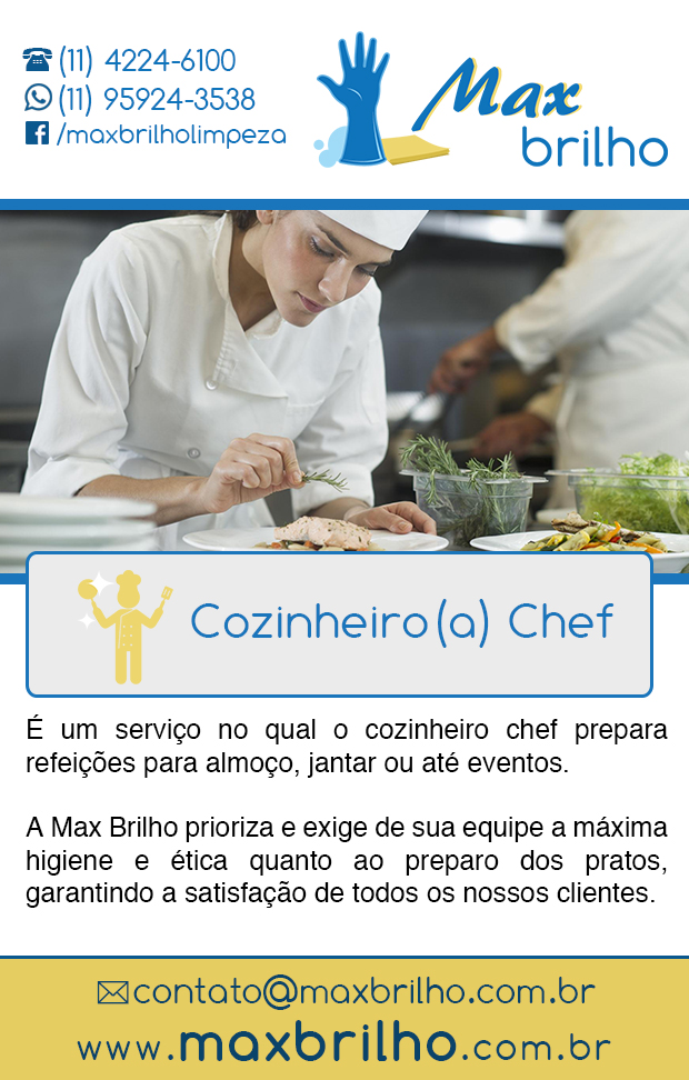 Max Brilho - Chef de Cozinha em So Caetano do Sul, Centro