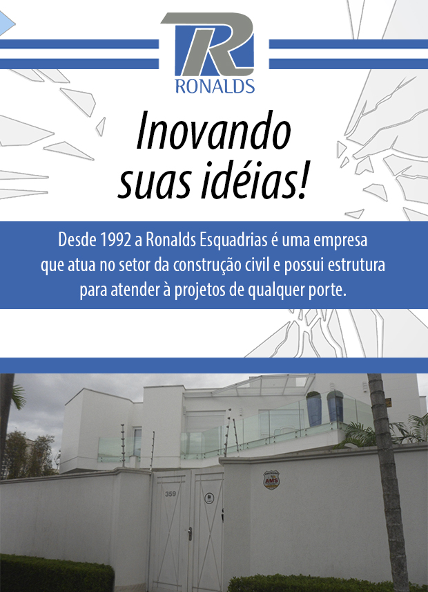 Ronalds - Esquadrias de Alumnio para Residncias em Sade, Zona Sul, So Paulo